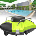 Robot Produits nettoyants, Noir, nettoyeur de piscine sans fil pour piscine hors sol/creusée, nettoyage sans effort