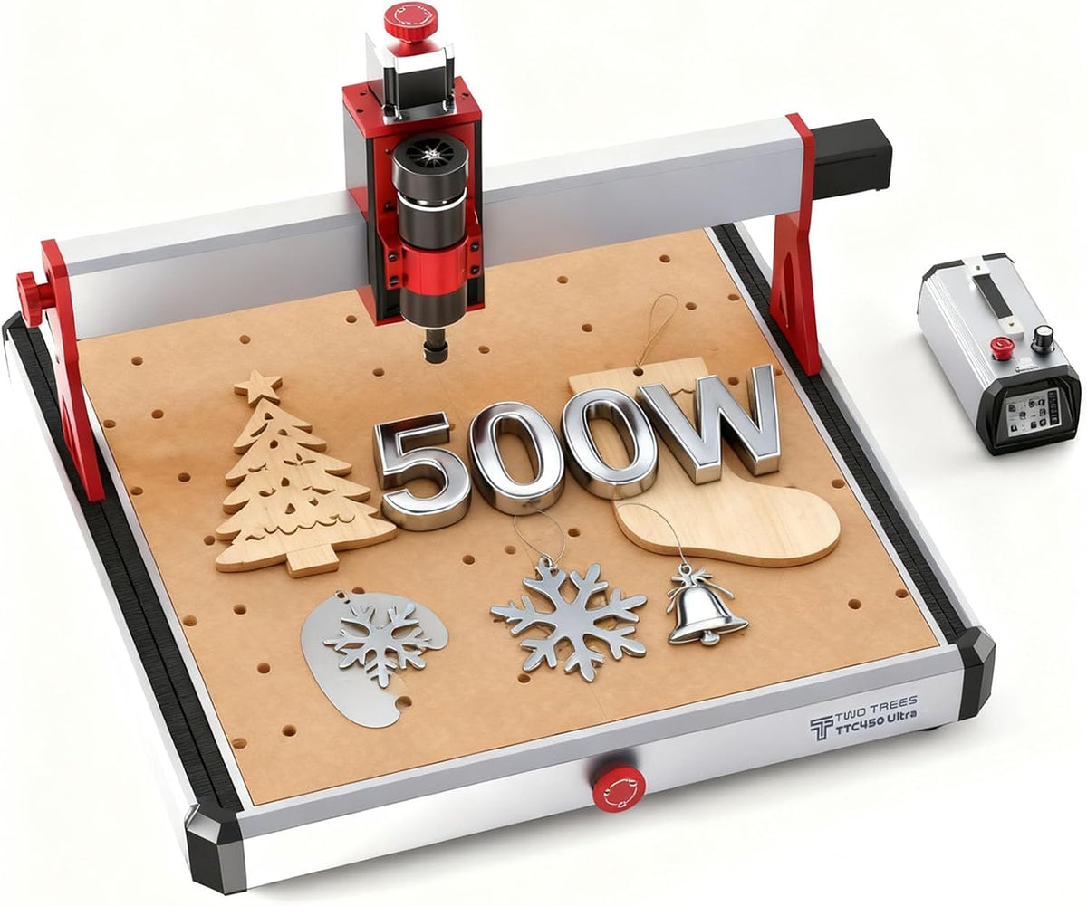 Twotrees Outils de gravure, 500 W, Noir
