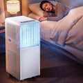 climatiseur portable LCAIHONG, 285 x 335 x 698 mm, 14000 BTU, ABS, Blanc, Climatiseur Mobile Silencieux Froid et Chaud