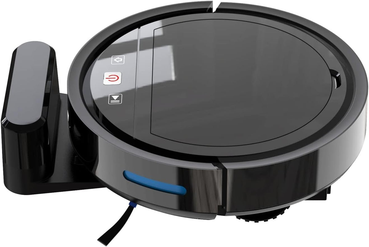 Dieffematic robot aspirateur, Noir, Size : US)