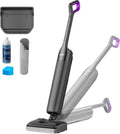 EUREKA aspirateur eau et poussière, 11,5 cm, Noir, Aspirateur Laveur Inclinaison à Plat 180° Hauteur, Nettoyage Bords