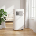 HUANQIN climatiseur portable, 12000 BTU, 28 m, Noir, Refroidissement Rapide et Déshumidificateur, Silencieux