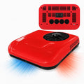 Xjymposium Climatiseurs, 850 W, 24 V / 12 V, Jusqu'à 20 dB, Blanc, rouge, Climatiseur De Toit pour VéHicules De Loisirs