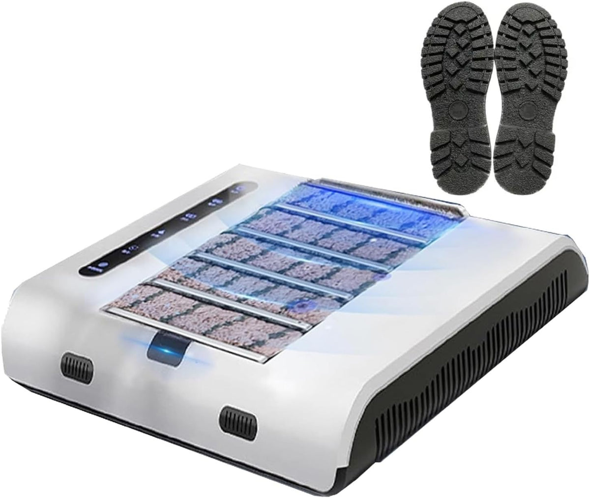 Tsampa Produits nettoyants pour chaussures, 260 TR/Min, matériau polymère ABS, Noir, Nettoyeur de Semelles sans Eau
