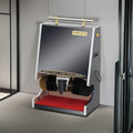 WEIMILOR Cirages pour chaussures, 50 * 29 * 81 cm, Argenté, Cireuse à Chaussures à Induction Automatique, Nettoyeur de Chaussures électrique