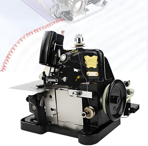 KJHYYPP surjeteuse, 255 × 210 × 270 mm, Noir, à Cadre métallique avec kit d, Accessoires - Machine à Coudre Professionnelle pour Tissus tricotés