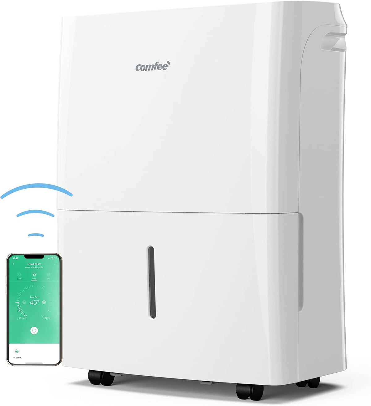 Comfee déshumidificateur, 16 L, 32 m, 80 m, Blanc, Domaine d'application: ²/ ³ MDDF-16DEN7 WF