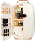 KFO mini réfrigérateur, 12 L, 20 dB, Blanc, Mini Frigo Beauté Cosmetique - Capacité, Silencieux, Portable avec Poignée