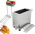 guoyjmm Friteuses, 25 L, 3000 W, la machine est en acier inoxydable, robuste et a une longue durée de vie., Noir