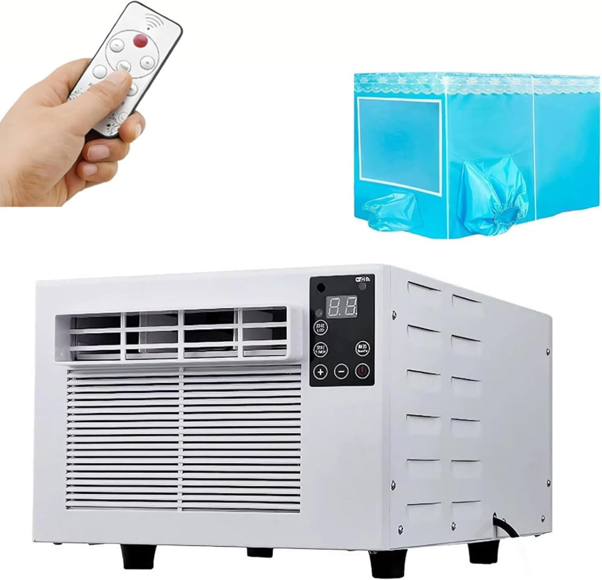 SXXAZLDP déshumidificateur, 280 W, Blanc, Climatiseur et Portables, Refroidissement Rapide pour Le Camping