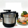 Machine Robots, 110 V-240 V, 6 Litres, 1000 W, Acier inoxydable, Argent, À Piler Ligname, Robot Culinaire 6 En 1 Pour Fufu Et Amala