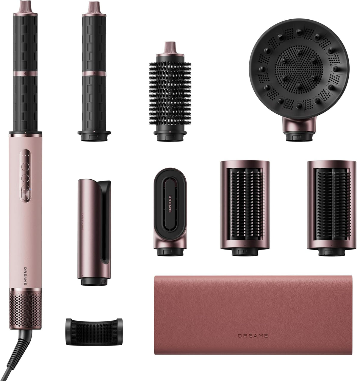 dreame Brosses électriques et soufflantes, Noir, AirStyle Era, Multistyler 8-en-1 professionnel