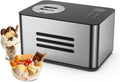 XSDAJSD sorbetière, 430 x 290 x 239 mm, 1 500 ml, 220-240 V ~ 50 Hz, 1,5 L, Noir, Automatique pour la Maison