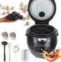 agreilduite machine à café, 6 l (max. 1 kg) ou 8 l (max. 1,5 kg), 900 W, 6 l, 8 l, 900 W, ABS + alliage d'aluminium, Noir