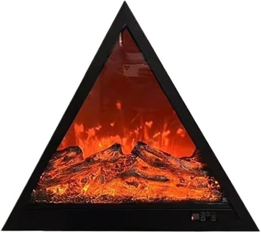 Zhaoj24-05 cheminée électrique, 50×50×50CM, 60×60×60CM, 70×70×70CM, 80×80×80CM, acier laminé à froid, verre trempé, Noir