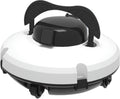 FKINGLRK Systèmes de nettoyage automatique, 1000 m, Noir, Robot nettoyeur de piscine sans fil avec moteurs à double entraînement