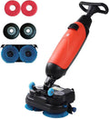Cashwise Balais-laveurs, 43 × 36 × 116 cm, 250 W par tête de brosse, 43 cm, 17 Pouces, Rouge/Bleu/Gris, Autolaveuse électrique Commerciale légère