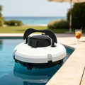 RSQQL Systèmes de nettoyage automatique, 36x21x40 cm, 28 W, 100 V-240 V, 3 m, 17 m, Noir, Robot Nettoyeur de Piscine