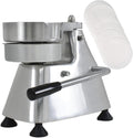 Presse Presses à biscuits, 130 mm, Argenté, à hamburger, machine à galettes en acier inoxydable robuste, à hamburger commerciale pour viande
