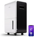 KLARSTEIN déshumidificateur, 71 x 46 x 30.2 cm, 70 L, 8 L, 90 m, Blanc, DryFy Grand Smart, Wi-Fi App, Réservoir