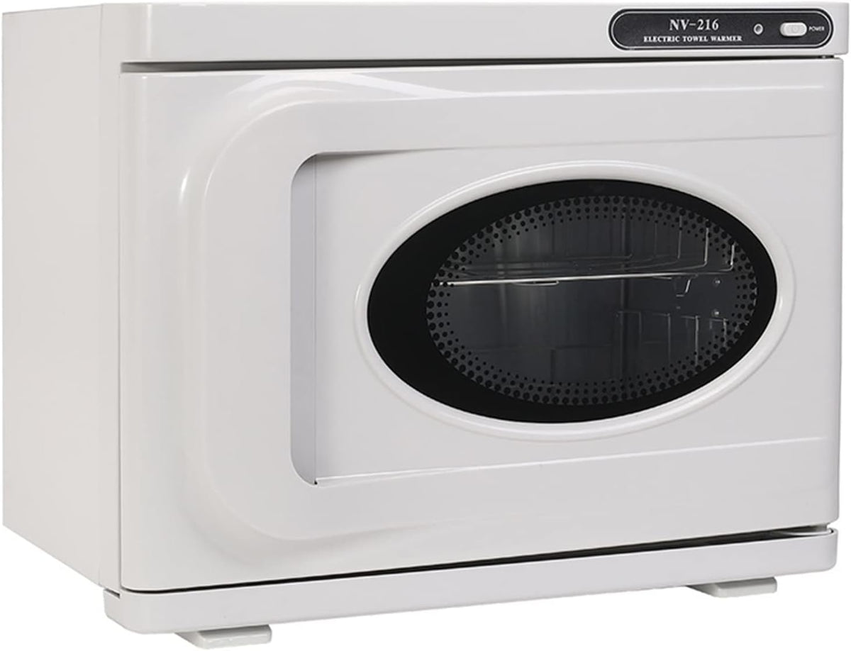 Chauffe Sèche-serviettes, Noir, -serviettes avec stérilisation UV et deux couches pour manucure, salon et usage domestique