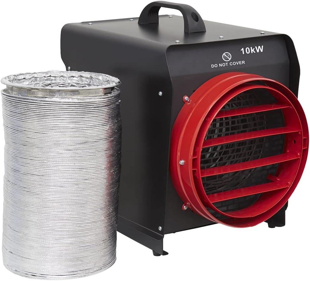 Sealey Chauffage et climatisation, 10 kW, Noir, Radiateur soufflant industriel