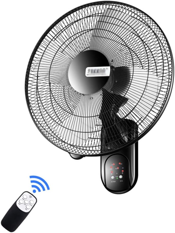 SFNIOKFG Ventilateurs muraux, Blanc, Ventilateur électrique Mural, Puissant Ventilateur Industriel à tête tremblante
