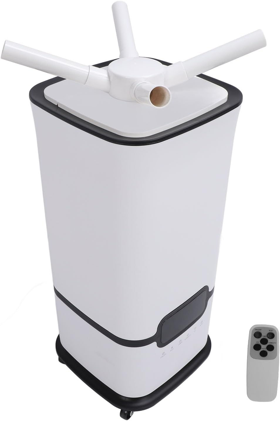 Naroote Humidificateurs, 16 L, ≤35db(A), 240 V, ABS, céramique, Gris, Humidificateur Industriel de Grande Pièce 100