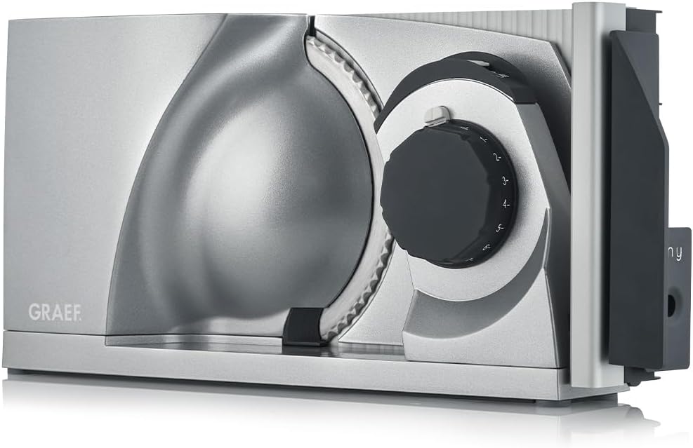 GRAEF. trancheuse électrique, 170 mm, 15 mm, Noir, GRAEF MYtiny MT1000 - Trancheuse universelle pliable, Made in Germany