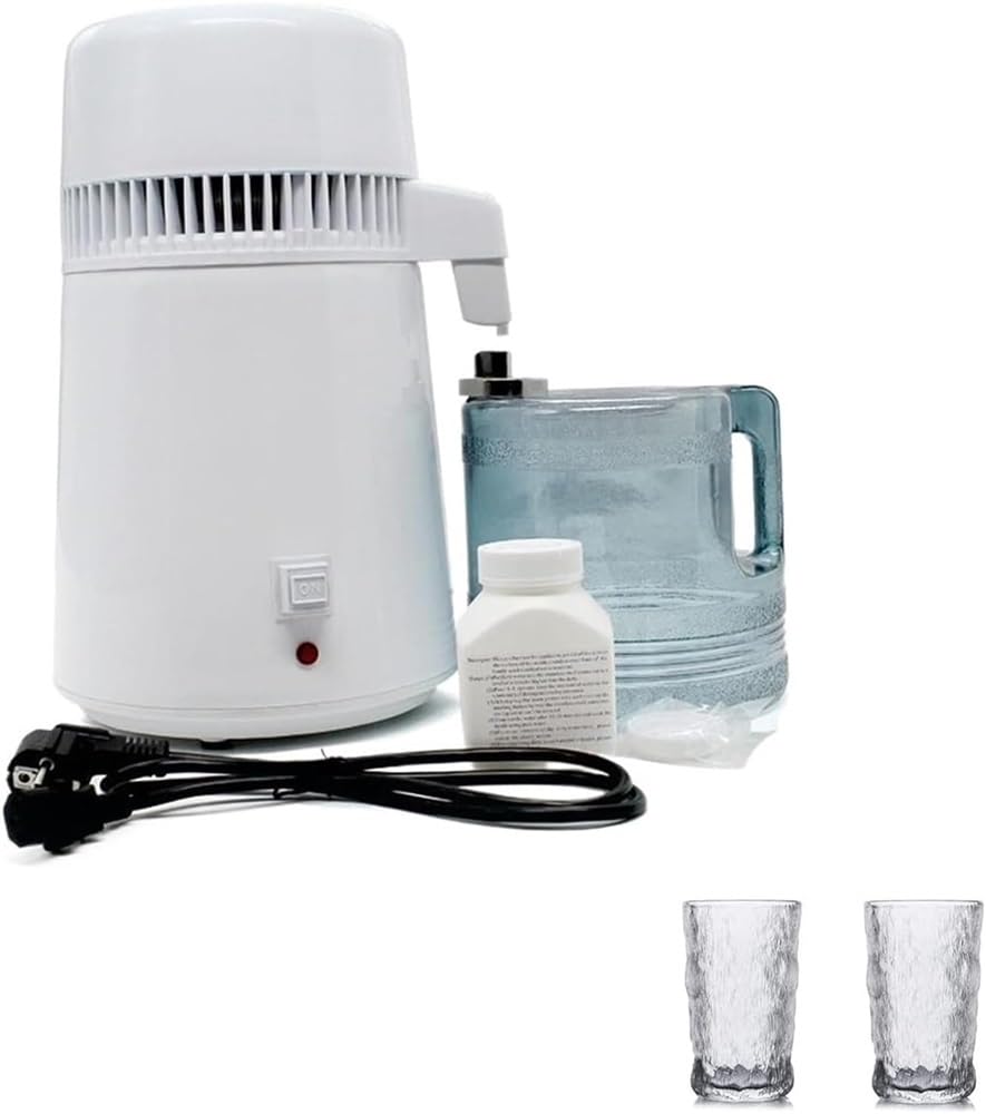 XINGLUOY Appareils de distillation, 4 L, Argenté