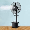 Ventilateur Ventilateurs sur pied, Blanc, brumisateur oscillant avec réservoir, industriel pour refroidissement et humidification