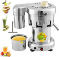 TYH presse-agrumes, 370 watts, 370 W, 2 L, Argenté, Extracteur De Jus Professionnel, Électrique, Large Goulotte d'alimentation