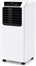 PSHZHIM climatiseur portable, 7000 BTU, 60 DB, Blanc, Déshumidificateur avec Télécommande et Minuteur, Refroidissement Rapide par Compresseur