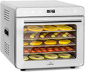 KLARSTEIN déshydrateur alimentaire, 700 W, Noir/Argenté, Deshydrateur Alimentaire, Séchoir à Légumes, Herbes et Viandes
