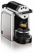 Nespresso machine à café, Noir/Argenté, zenius Professional