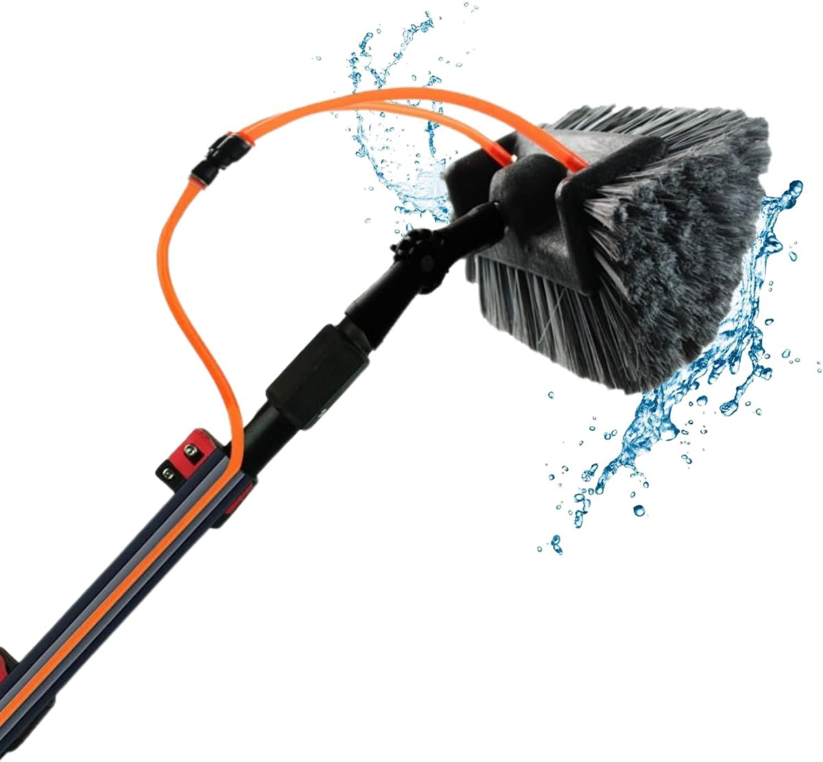 aquascopic nettoyeur de vitres, 7,2 m, Noir, Nettoyer panneaux solaires - Jusqu'à