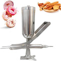 Cette Machines à donuts, Argenté, Machine Manuelle à remplir Les Beignets, injecteur de crème et de Confiture en Acier Inoxydable