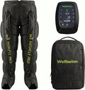 WW WELLBEINN appareil de massage des pieds, Noir, Wellbeinn HighFly Pro, Bottes de Pressothérapie Sans Fil