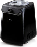 PRIMO sorbetière, 1.2 L, Noir, PR404IM - - Autocongélation - Avec compresseur - 1