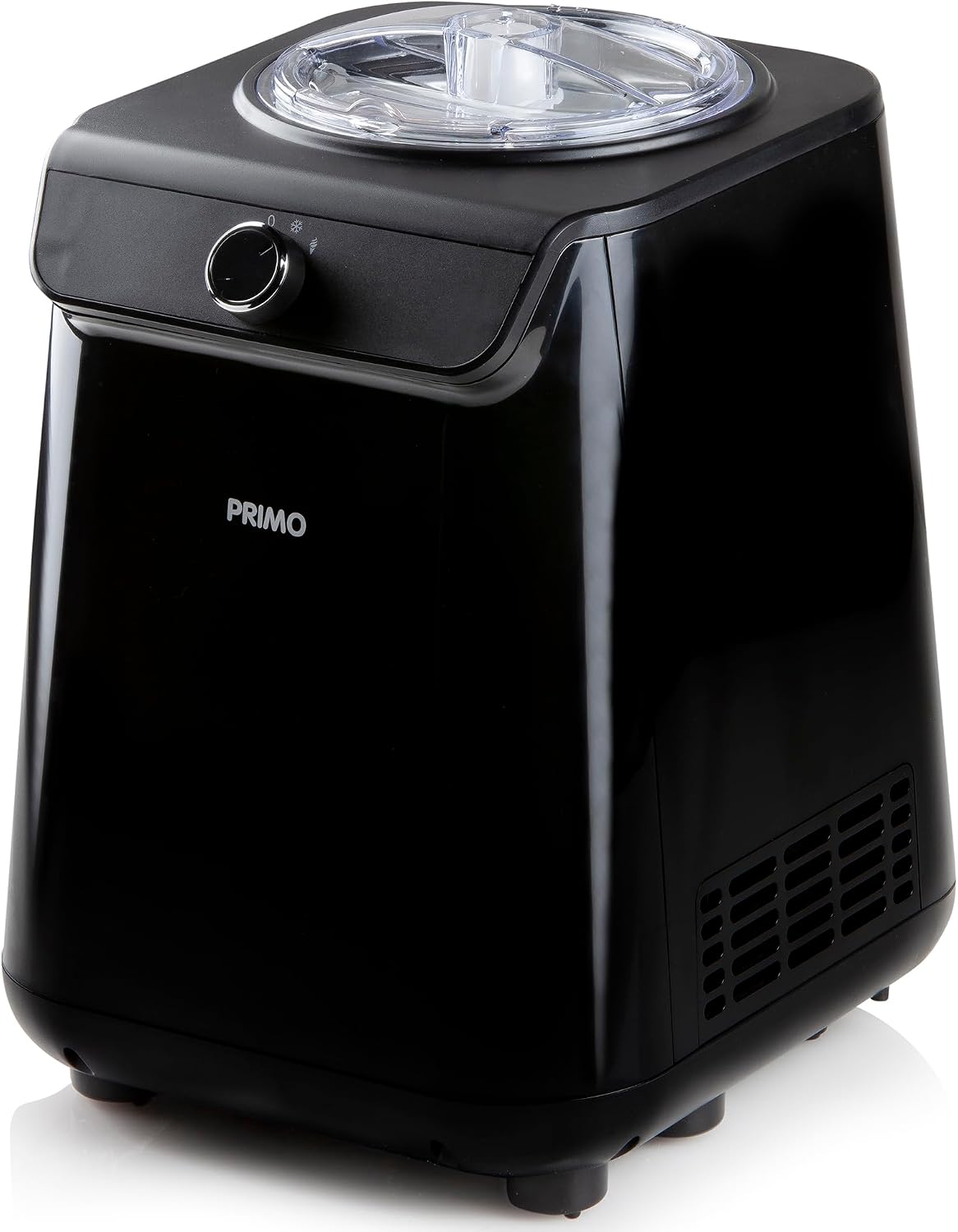 PRIMO sorbetière, 1.2 L, Noir, PR404IM - - Autocongélation - Avec compresseur - 1