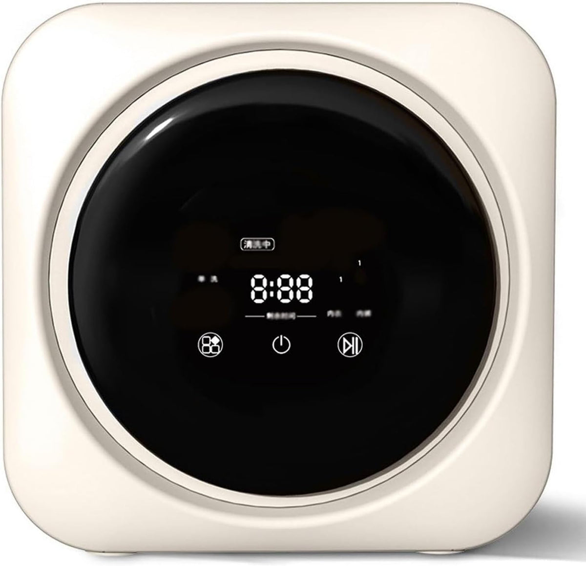 FJYAWEN lave-linge, 170w, 3,5l, Blanc, Mini Machine à Laver Automatique /, Lavage Et Séchage Intelligents à Rouleaux