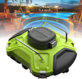 Robot Systèmes de nettoyage automatique, Noir, nettoyeur de piscine sans fil, design d'escalade murale, nettoyage automatique et efficace