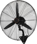 SFNIOKFG Ventilateurs muraux, Noir, Ventilateur Mural Industriel 22''/26''/30'', Ventilateur Mural Haute Puissance Haute Vitesse