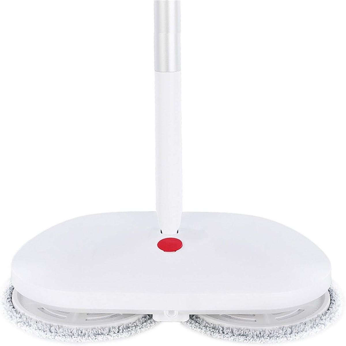 CWCKDJDH Aspirateurs balais et balais électriques, blanc et rouge, Balai à franges sèches sans fil - Balayeuse électrique sans fil