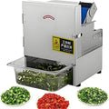 Hachoir trancheuse électrique, Noir, automatique pour oignons verts, poivrons et légumes - pour trancher