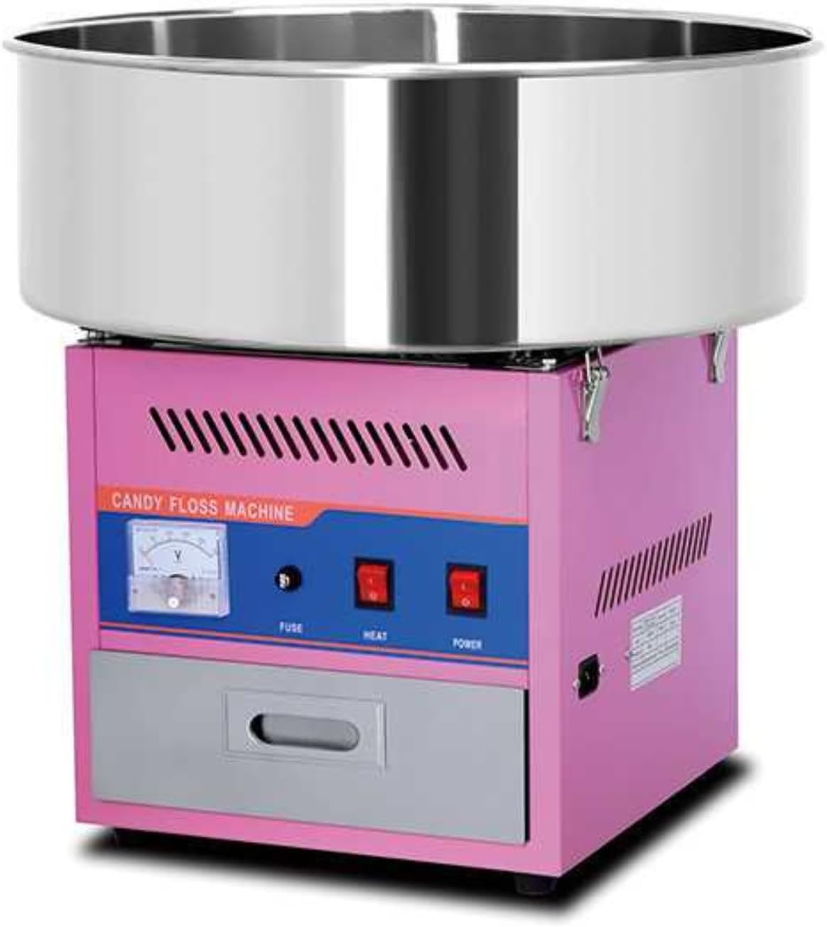 Machine Machines à barbe à papa, 1,8 kg, Argenté