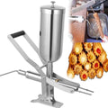 YANGYMM Machines à donuts, 5 L/5,28 qt, 5 L, acier inoxydable 304, argent, Remplisseuse Manuelle de Confiture