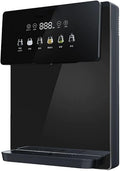 Gtzly fontaine à eau, 31 x 8 x 42 cm, 200 W, Noir, Distributeur Eau Froide, Chaude et Froide Murale à Chauffage Instantané