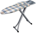 KUKIXO Table à repasser, Gris, Planche À Repasser Pliable, Grande Pliable Avec Repose Fer, Anti-dérapeant Pliable Planche Repassage