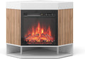 Vicco cheminée électrique, 100 cm, 1800 W, noir Blanc - Dimensions : 100 x 80 x 73 cm (l x H x P) - Poids : 37,7 kg - Matériau : MDF, métal